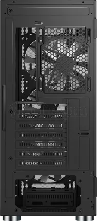 Photo de Boitier Moyen Tour ATX Montech X3 Mesh RGB avec panneaux vitrés (Noir)