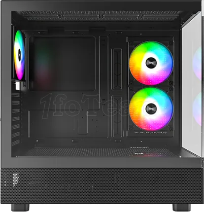 Photo de Boitier Moyen Tour ATX Montech XR RGB avec panneaux vitrés (Noir)