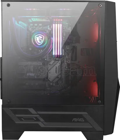 Photo de Boitier Moyen Tour ATX MSI Mag Forge 100M RGB avec panneau vitré (Noir)