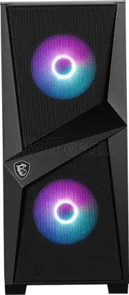 Photo de Boitier Moyen Tour ATX MSI Mag Forge 100R RGB avec panneau vitré (Noir)