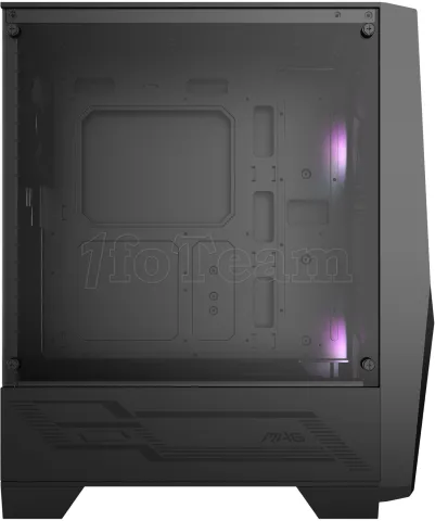 Photo de Boitier Moyen Tour ATX MSI Mag Forge 100R RGB avec panneau vitré (Noir)