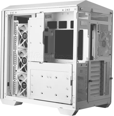 Photo de Boitier Moyen Tour ATX MSI Mag Pano 100R Project Zero RGB avec panneaux vitrés (Blanc)