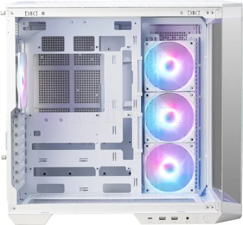 Photo de Boitier Moyen Tour ATX MSI Mag Pano 100R Project Zero RGB avec panneaux vitrés (Blanc)
