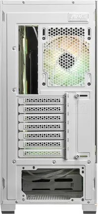 Photo de Boitier Moyen Tour ATX MSI Mag Pano 110R Project Zero RGB avec panneaux vitrés (Blanc)