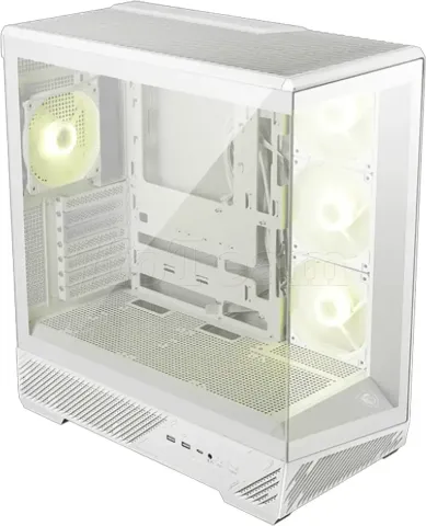 Photo de Boitier Moyen Tour ATX MSI Mag Pano 130R Project Zero RGB avec panneaux vitrés (Blanc)