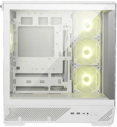 Photo de Boitier Moyen Tour ATX MSI Mag Pano 130R Project Zero RGB avec panneaux vitrés (Blanc)