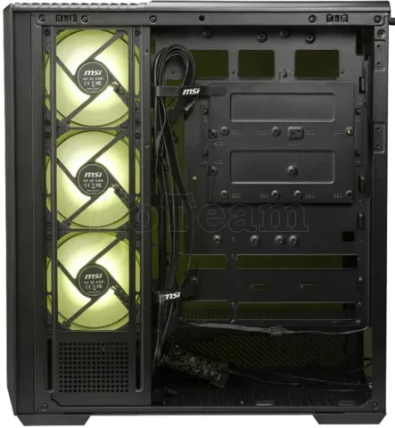 Photo de Boitier Moyen Tour ATX MSI Mag Pano 130R Project Zero RGB avec panneaux vitrés (Noir)