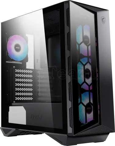 Photo de Boitier Moyen Tour ATX MSI MPG Gungnir 110R RGB avec panneaux vitrés (Noir)