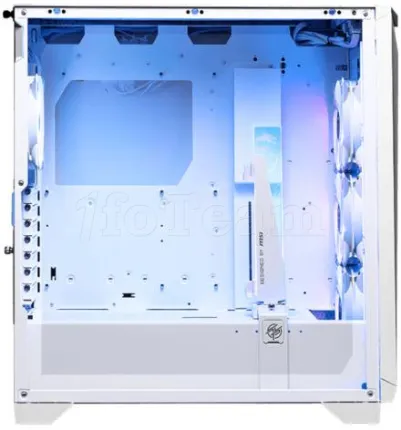 Photo de Boitier Moyen Tour ATX MSI MPG Gungnir 300R Airflow RGB avec panneaux vitrés (blanc)