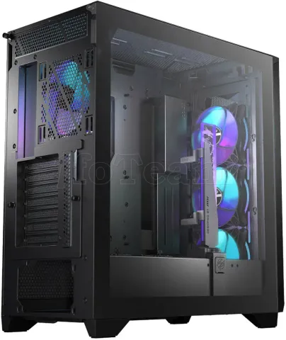 Photo de Boitier Moyen Tour ATX MSI MPG Gungnir 300R Airflow RGB avec panneaux vitrés (Noir)