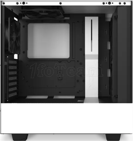 Photo de Boitier Moyen Tour ATX NZXT H510 Elite RGB avec panneaux vitrés (Noir/Blanc)