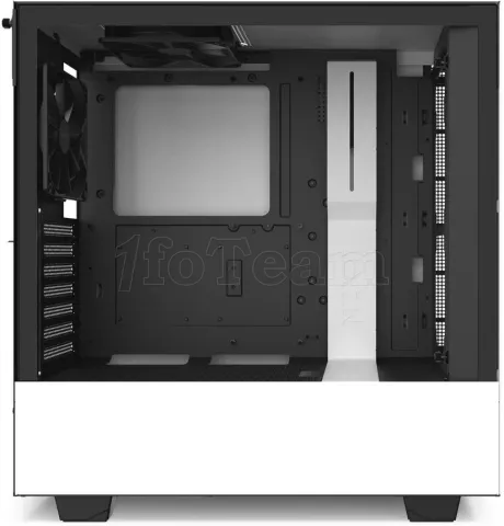 Photo de Boitier Moyen Tour ATX NZXT H510i RGB avec panneau vitré (Noir/Blanc)