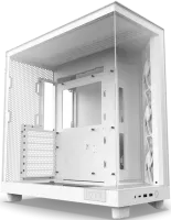 Photo de Boitier Moyen Tour ATX NZXT H6 Flow  avec panneaux vitrés (Blanc)