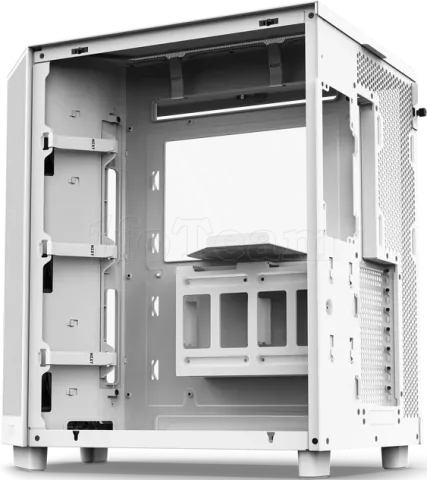 Photo de Boitier Moyen Tour ATX NZXT H6 Flow  avec panneaux vitrés (Blanc)
