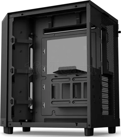 Photo de Boitier Moyen Tour ATX NZXT H6 Flow RGB avec panneaux vitrés (Noir)