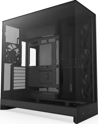 Photo de Boitier Moyen Tour ATX NZXT H9 Flow avec panneaux vitrés (Noir)