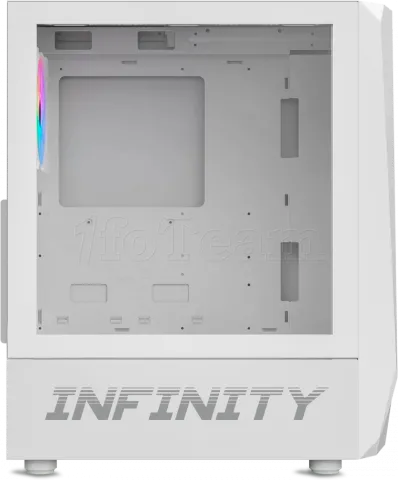 Photo de Boitier Moyen Tour ATX Spirit of Gamer Infinity RGB avec panneaux vitrés (Blanc)