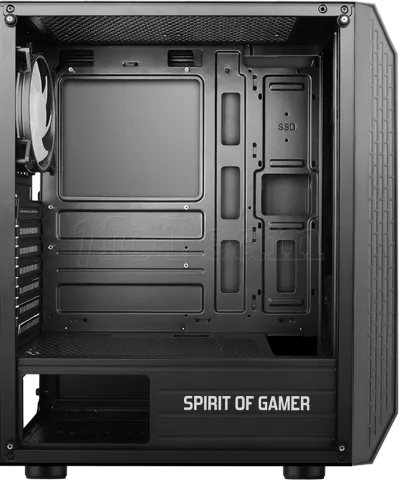 Photo de Boitier Moyen Tour ATX Spirit of Gamer Rogue VI RGB avec panneau vitré (Noir)