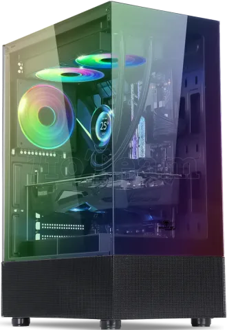 Photo de Boitier Moyen Tour ATX Spirit Of Gamer Spectra Dark RGB avec panneaux vitrés (Noir)