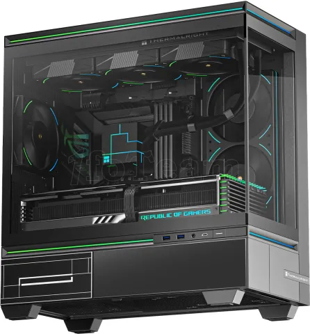 Photo de Boitier Moyen Tour ATX Thermalright TL-M10 RGB avec panneaux vitrés (Noir)