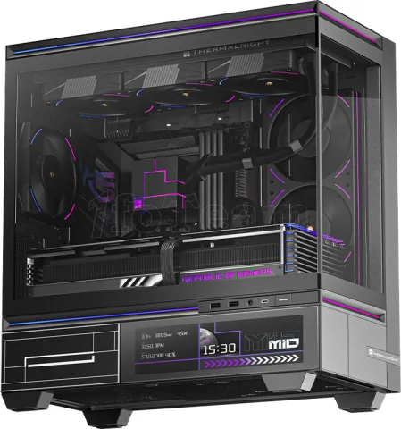 Photo de Boitier Moyen Tour ATX Thermalright TL-M10 Vision RGB avec panneaux vitrés (Noir)