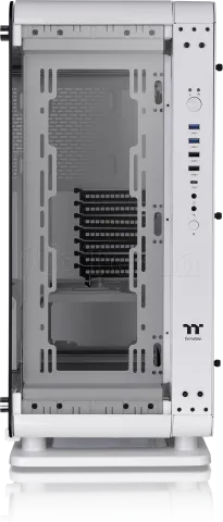 Photo de Boitier Moyen Tour ATX Thermaltake Core P6 TG avec panneaux vitrés (Blanc)