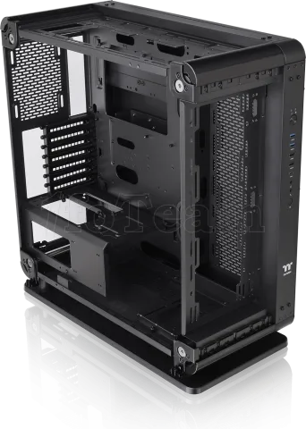 Photo de Boitier Moyen Tour ATX Thermaltake Core P6 TG avec panneaux vitrés (Noir)