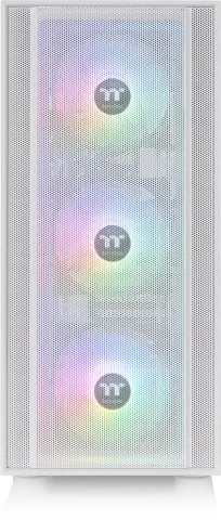 Photo de Boitier Moyen Tour ATX Thermaltake H570 RGB avec panneaux vitrés (Blanc)