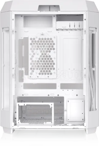 Photo de Boitier Moyen Tour ATX Thermaltake The Tower 600 avec panneaux vitrés (Blanc)