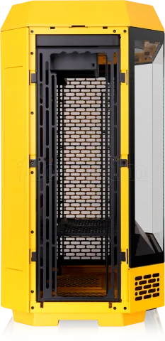 Photo de Boitier Moyen Tour ATX Thermaltake The Tower 600 avec panneaux vitrés (Jaune)