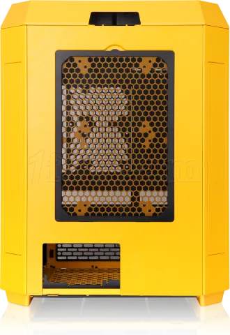 Photo de Boitier Moyen Tour ATX Thermaltake The Tower 600 avec panneaux vitrés (Jaune)