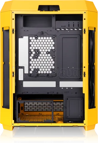 Photo de Boitier Moyen Tour ATX Thermaltake The Tower 600 avec panneaux vitrés (Jaune)