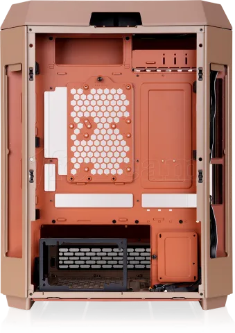 Photo de Boitier Moyen Tour ATX Thermaltake The Tower 600 avec panneaux vitrés (Marron)