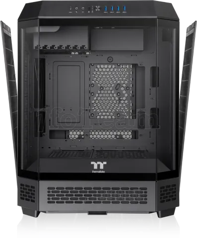 Photo de Boitier Moyen Tour ATX Thermaltake The Tower 600 avec panneaux vitrés (Noir)