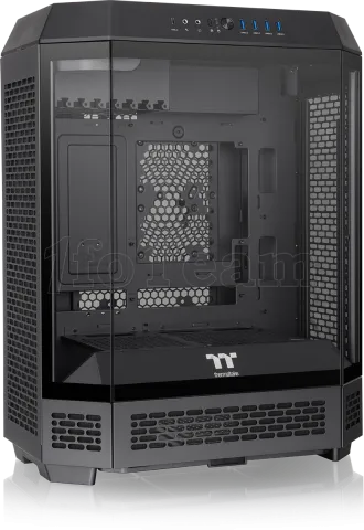 Photo de Boitier Moyen Tour ATX Thermaltake The Tower 600 avec panneaux vitrés (Noir)