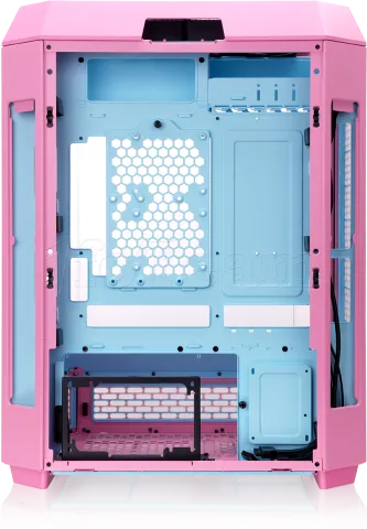 Photo de Boitier Moyen Tour ATX Thermaltake The Tower 600 avec panneaux vitrés (Rose)