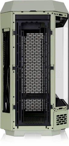 Photo de Boitier Moyen Tour ATX Thermaltake The Tower 600 avec panneaux vitrés (Vert)