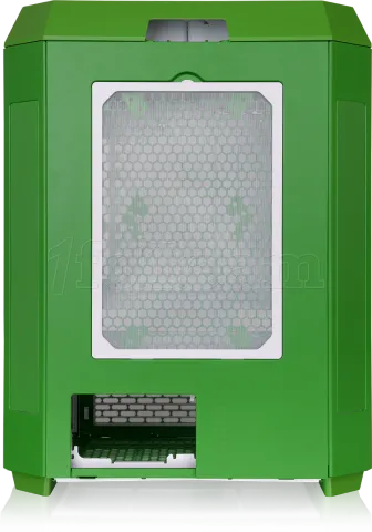 Photo de Boitier Moyen Tour ATX Thermaltake The Tower 600 avec panneaux vitrés (Vert/Blanc)