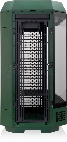 Photo de Boitier Moyen Tour ATX Thermaltake The Tower 600 avec panneaux vitrés (Vert/Noir)
