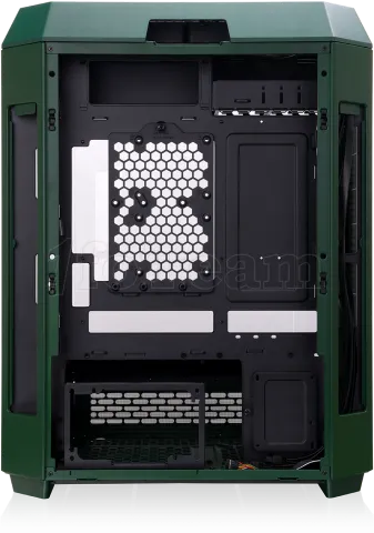 Photo de Boitier Moyen Tour ATX Thermaltake The Tower 600 avec panneaux vitrés (Vert/Noir)