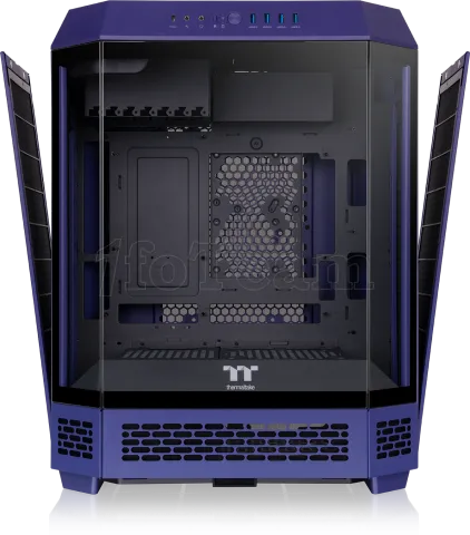 Photo de Boitier Moyen Tour ATX Thermaltake The Tower 600 avec panneaux vitrés (Violet)