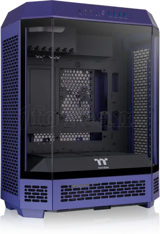 Photo de Boitier Moyen Tour ATX Thermaltake The Tower 600 avec panneaux vitrés (Violet)