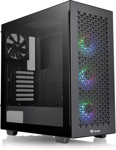 Photo de Boitier Moyen Tour ATX Thermaltake V350 TG Air RGB avec panneau vitré (Noir)