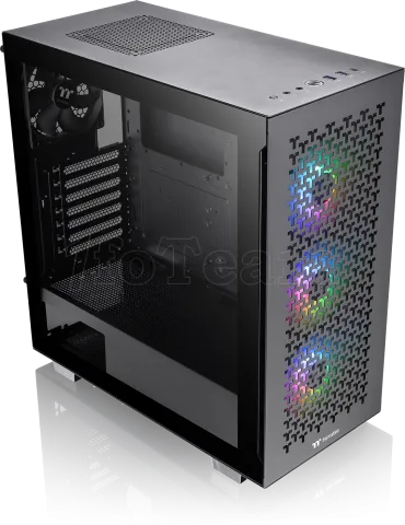 Photo de Boitier Moyen Tour ATX Thermaltake V350 TG Air RGB avec panneau vitré (Noir)