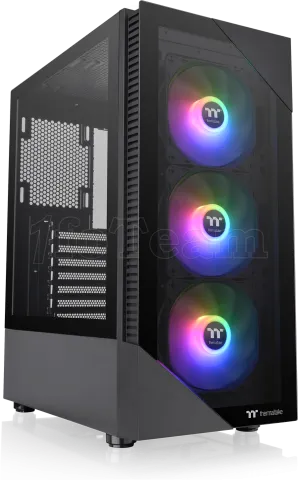 Photo de Boitier Moyen Tour ATX Thermaltake View 200 TG RGB avec panneau vitré (Noir)