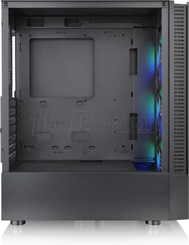 Photo de Boitier Moyen Tour ATX Thermaltake View 200 TG RGB avec panneau vitré (Noir)