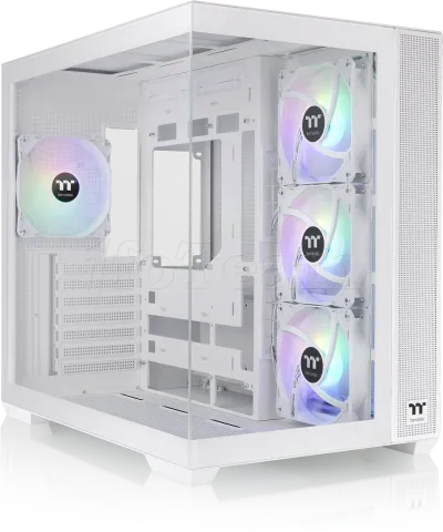 Photo de Boitier Moyen Tour ATX Thermaltake View 380 TG RGB avec panneaux vitrés (Blanc)