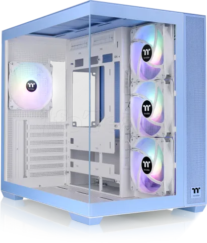 Photo de Boitier Moyen Tour ATX Thermaltake View 380 TG RGB avec panneaux vitrés (Bleu)