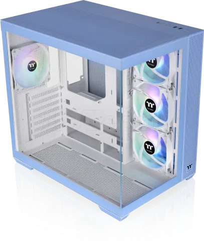 Photo de Boitier Moyen Tour ATX Thermaltake View 380 TG RGB avec panneaux vitrés (Bleu)