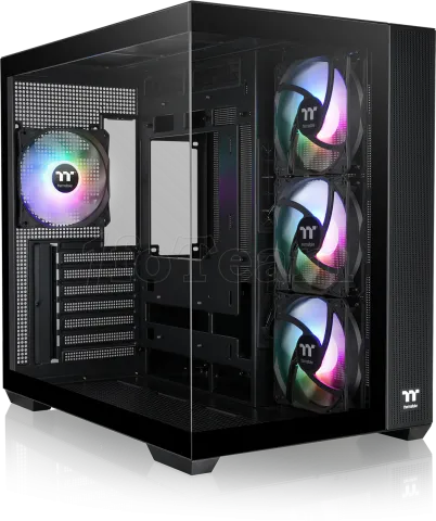 Photo de Boitier Moyen Tour ATX Thermaltake View 380 TG RGB avec panneaux vitrés (Noir)